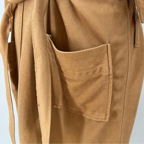 VTG 80's After Hours by Diplomat Men’s Velour Robe‎ One Size Fits All Bronze - Picture 3 of 8